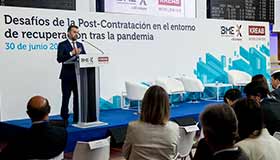 Rodrigo Buenaventura, en el evento Desafíos de la Post-Contratación