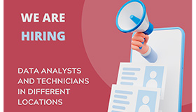 Next Wednesday 28 is the deadline to participate in the New Announcement of Postings for Data Analysts and Technicians in Different Locations