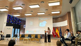 La vicepresidenta, en la Jornada, El papel de la mujer en el sector bancario