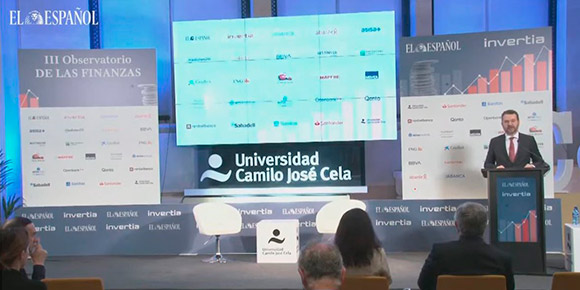 El presidente, en el III Observatorio de las finanzas de El Español- Invertia