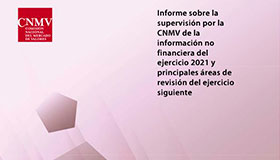 Información no financiera de las empresas emisoras: Informe anual de supervisión