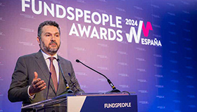 El presidente, en la apertura del acto de los premios Funds People 2024
