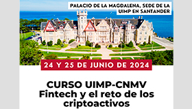 Últimos días para apuntarte al curso “Fintech y el reto de los criptoactivos”: 24 y 25 de junio de 2024 (Santander)